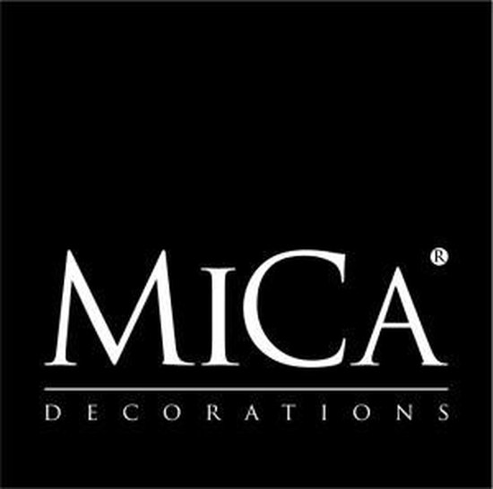 Mica Décorations Table Goa - Noir - Lot de 2 - grande : 30x30x70 cm, petite : 25x25x60 cm
