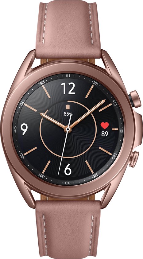 Samsung Galaxy Watch3 - Smartwatch dames - Stainless Steel - 4G - 41mm -  Brons | bol
