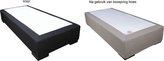 Slaaploods.nl Boxspring Hoes - 180 x 210 cm - Hoogte 30 cm - Antraciet I96  | bol.com