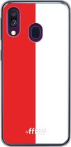 Samsung Galaxy A40 Hoesje Transparant TPU Case - Feyenoord #ffffff