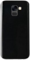 ADEL Siliconen Back Cover Softcase Hoesje Geschikt voor Samsung Galaxy A8 (2018) - Doorzichtig Transparant