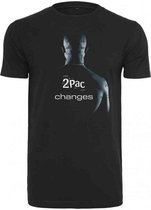 Mister Tee Tupac Heren Tshirt -S- 2Pac Changes Zwart