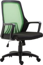 CLP Clever Bureaustoel - Mesh bekleding zwart/groen