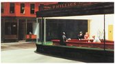 Kunstdruk Edward Hopper - Nighthawks 80x60cm