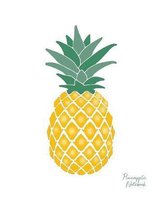 Pineapple Notebook: Lined College Ruled Note Book Paper For Work, Home Or School. Cute Stylish Trendy Notepad Journal For Taking Notes, Di