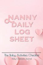Nanny daily log sheet