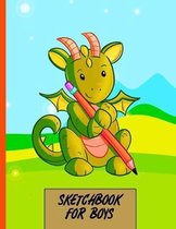 Sketchbook For Boys: Sketch Book Gift for Adults, Kids, Girls and Boys