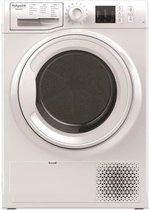 HOTPOINT NTM1081FR - Wasdroger vooraan - 8 kg - Warmtepomp - Klasse A + - Wit - Inductiemotor