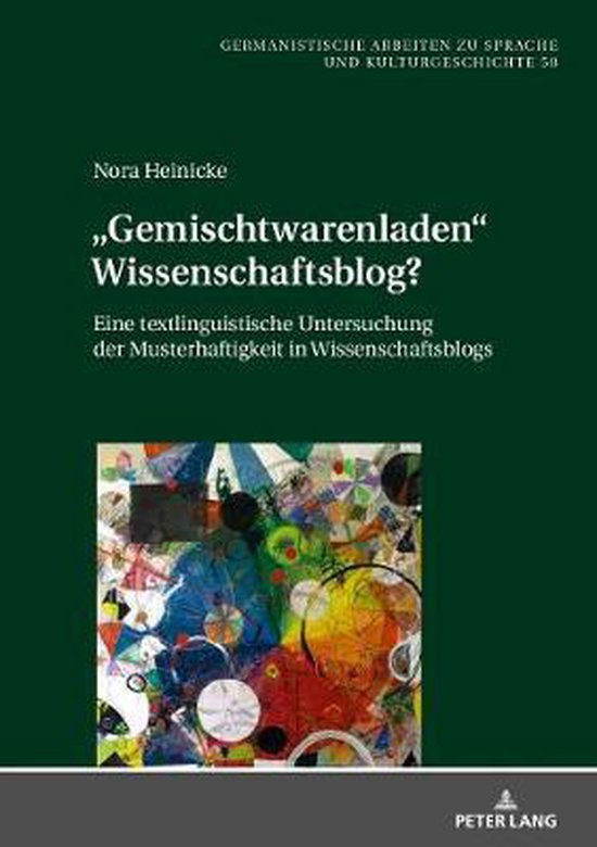 Germanistische Arbeiten Zu Sprache Und Kulturgeschichte- «G ... - cover