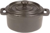 Aurillac kookpotje D10 cm gietijzer zwart