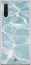 Samsung Note 10 hoesje siliconen - Oceaan | Samsung Galaxy Note 10 case | blauw | TPU backcover transparant