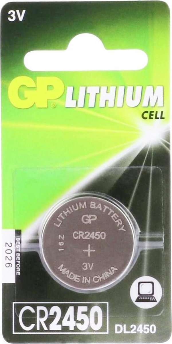 GP Batteries CR2450 lithium 3V DL2450 BL.A1