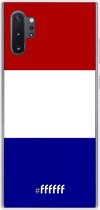 Samsung Galaxy Note 10 Plus Hoesje Transparant TPU Case - Nederlandse vlag #ffffff
