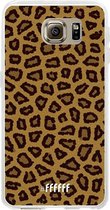 Samsung Galaxy S6 Hoesje Transparant TPU Case - Leopard Print #ffffff