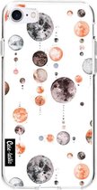 Casetastic Apple iPhone 7 / iPhone 8 / iPhone SE (2020) Hoesje - Softcover Hoesje met Design - Moon Phases Print