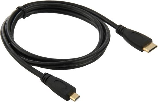 Câble adaptateur mini HDMI mâle vers micro HDMI mâle 1 m | bol.com