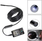 Let op type!! USB digitale endoscoop inspectie Camera met 6 LED  lengte: 5m  Lens Diameter: 5.5mm