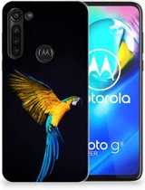 GSM Hoesje Motorola Moto G8 Power Bumper Hoesje Papegaai