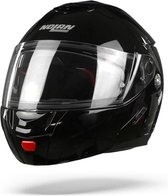 Nolan RPHA 11lassic N-Com 003 Glossy Black Systeemhelm - Motorhelm - Maat XL