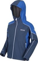 Regatta - Kids' Acidity IV Reflective Hooded Softshell  Kinder Jacket - Blauw - Maat 116