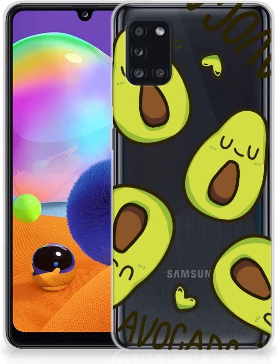 Samsung Galaxy A31 Telefoonhoesje met Naam Avocado Singing