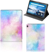 Tablethoes Lenovo Tablet M10 Hoesje met Magneetsluiting Watercolor Light