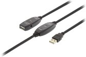 Valueline VLCRP6030 Actieve Usb 2.0 Verlengkabel Usb A Male - Usb A Female 30 M Zwart