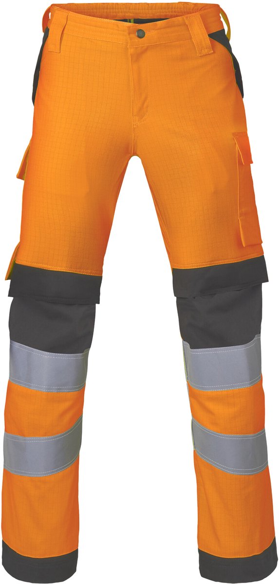 HAVEP Werkbroek Multiprotector 80571 - Fluo Oranje/Charcoal - 62