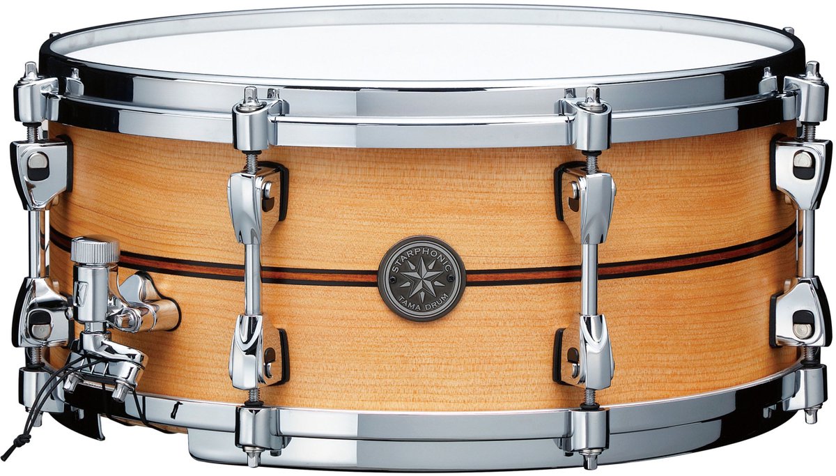 Tama PSP146E Starphonic Snare 14"x6" Satin Natural Spruce - Snare drum