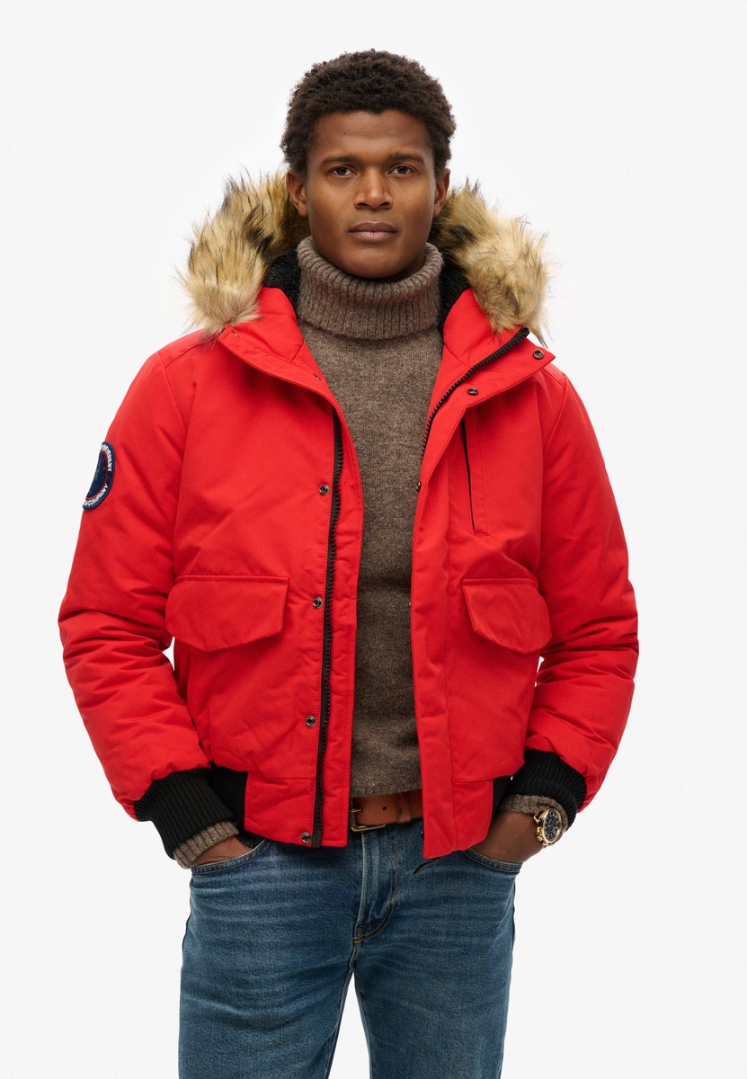 Superdry Everest bomberjack Heren Gewatteerde jassen Rood