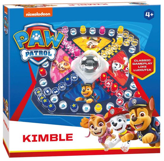 Gioco Da Tavolo Spin Master Paw Patrol - 4 In Fila! (4 In A Row) Con Pedine Rosse E Blu, Per Bambini 4+ Anni - 3