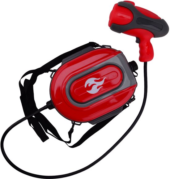 Johntoy Brandweer waterspuit rugzak - Elektrisch waterpistool speelgoed.