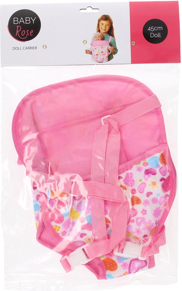 Baby Rose buikdraagzak voor poppen — afbeelding 5
