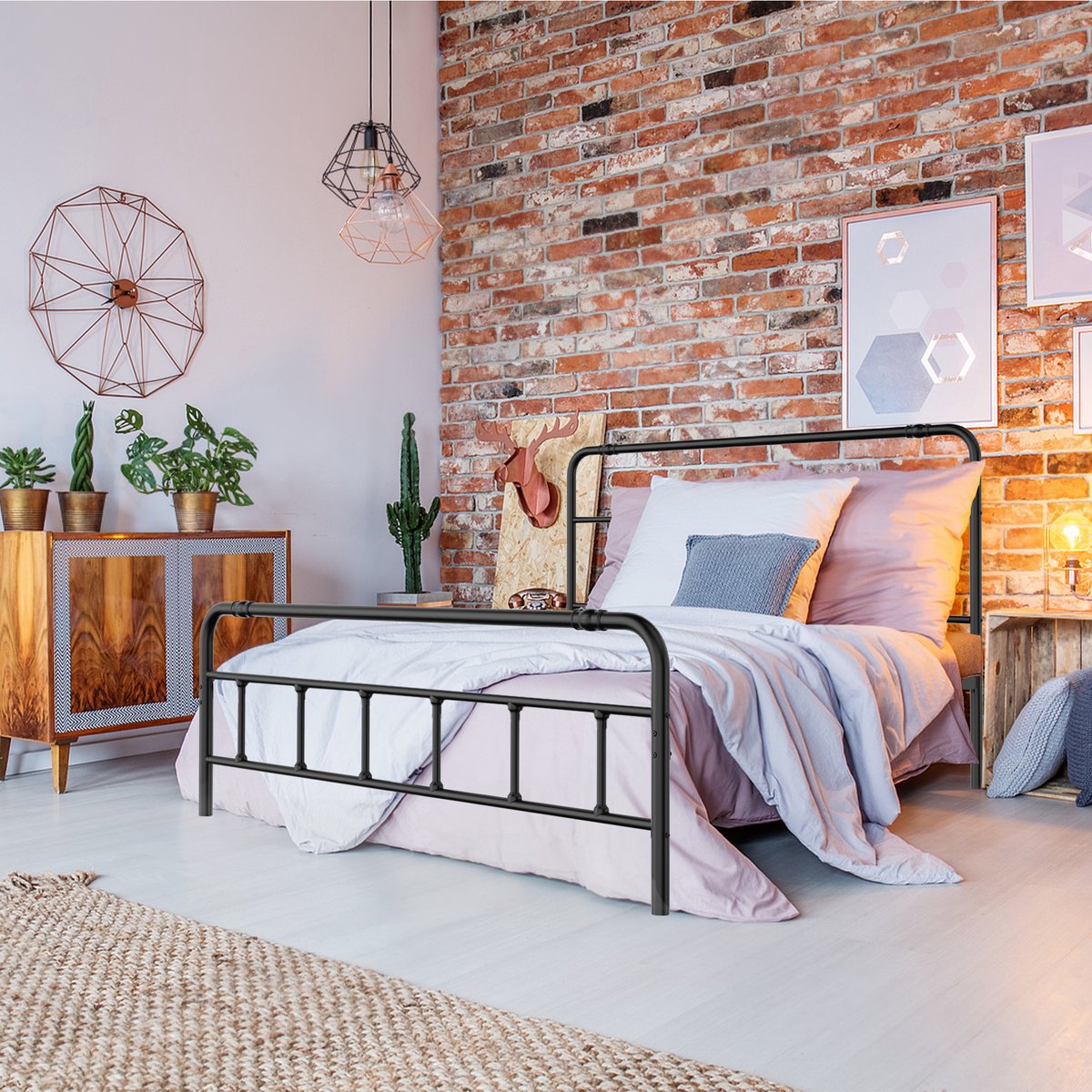 NAIZY NAIZY Hoog Hoofdbord Bedframe - afbeelding 5
