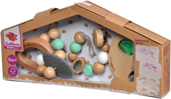 Eichhorn Baby Pure Houten Cadeauset, 3dlg. van EICHHORN — afbeelding 3