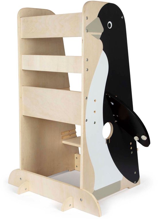 Small Foot - Houten Leertoren Penguin Wild Life, 92cm van Small Foot — afbeelding 2