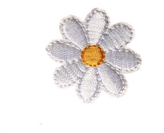 Lot de 36 écussons Set Somstyle - Vêtements Fleurs et abeilles - Application sur tissu - Multicolore