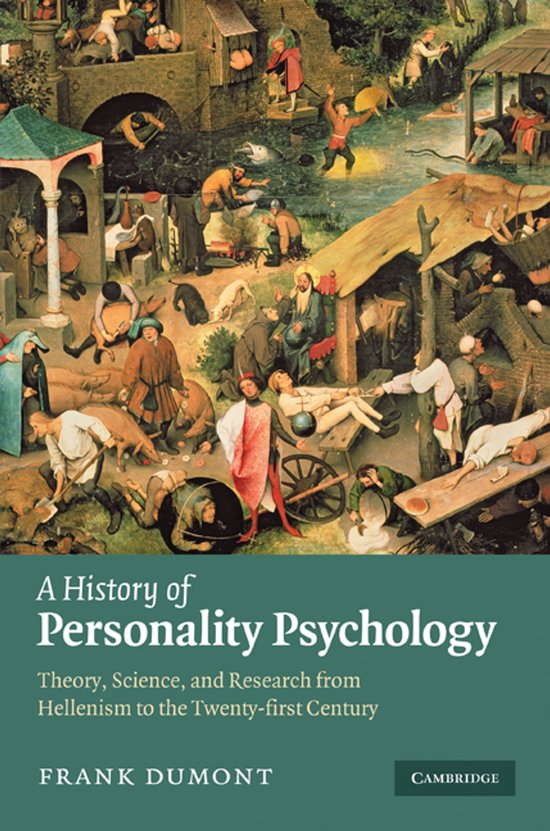History Of Personality Psychology - cover