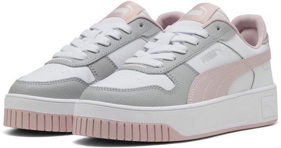Baskets pour femmes PUMA Carina Street pour femme - White - PUMA Mist - Gris Echo
