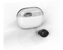 Medj- Zwart - Gehoorapparaat -Magnetisch- Opberg box - Oplaadbaar in box 1x Mini Intelligent digitaal Gehoorapparaat - 5 Volume standen - Geluid Reductie - Universeel