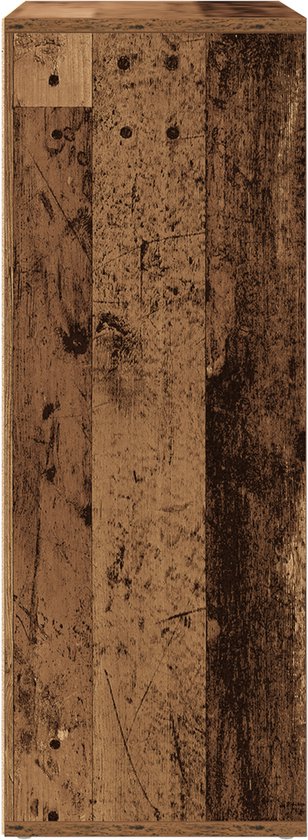 Dressoir met LED-verlichting Oud Hout 202x37x100 cm Geengineerd Hout Dressoir met LED-verlichting Oud Hout 202x37x100 cm Geengineerd Hout