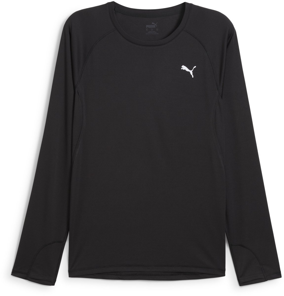 PUMA M RUN VELOCITY LONG SLEEVE POLY Heren Sporttop Puma Zwart