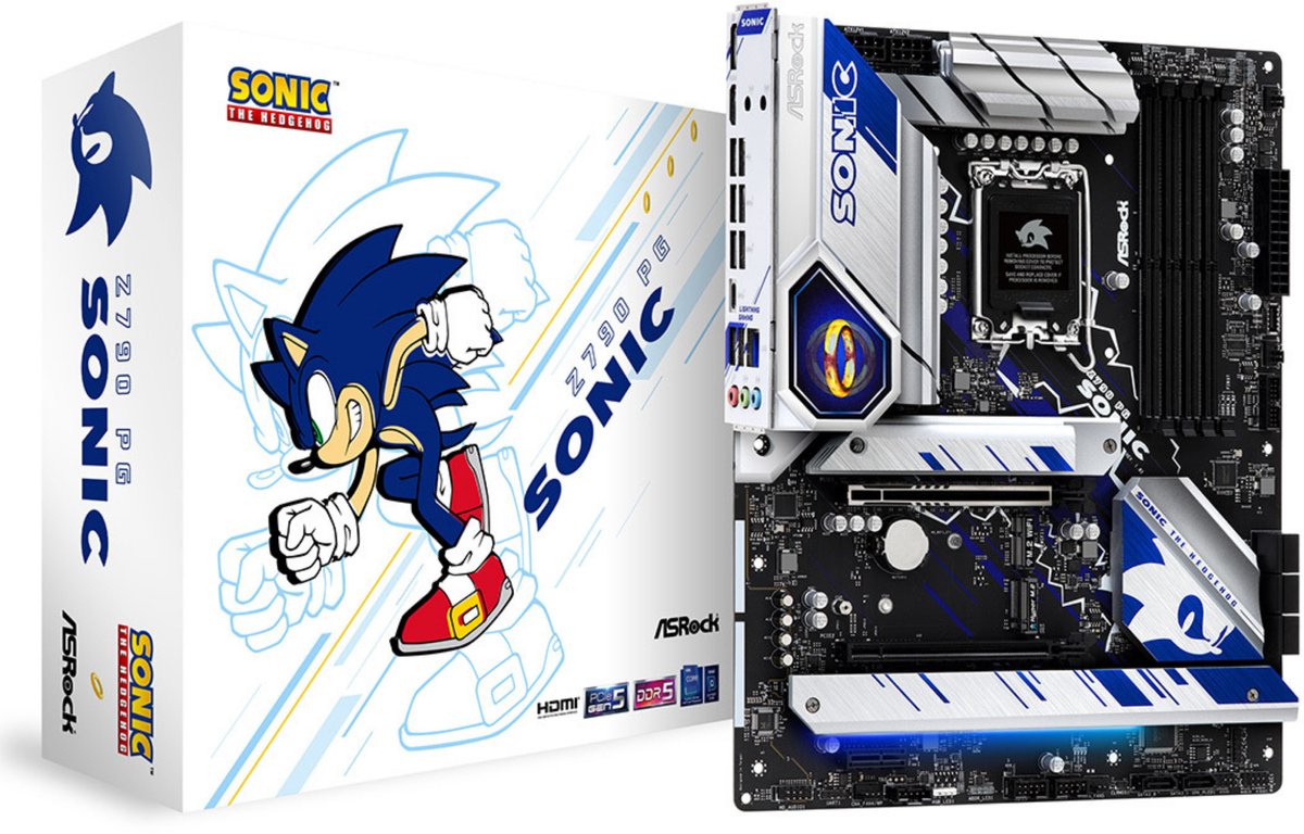 ASROCK Z790 PG SONIC - Moederbord - ATX - Socket LGA1700 - Intel Z790 - DDR5 - Realtek ALC897 - Killer E3100G LAN