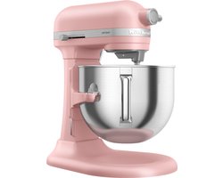 KitchenAid keukenmachine - Artisan - In hoogte verstelbare kom - 375 W - 11 snelheden - 3 RVS accessoires - 6,6L - Roze