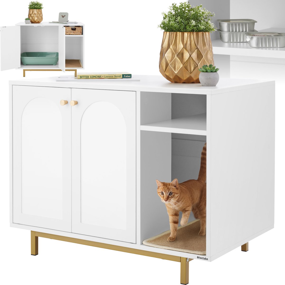 Een kast voor de kattenbak kopen