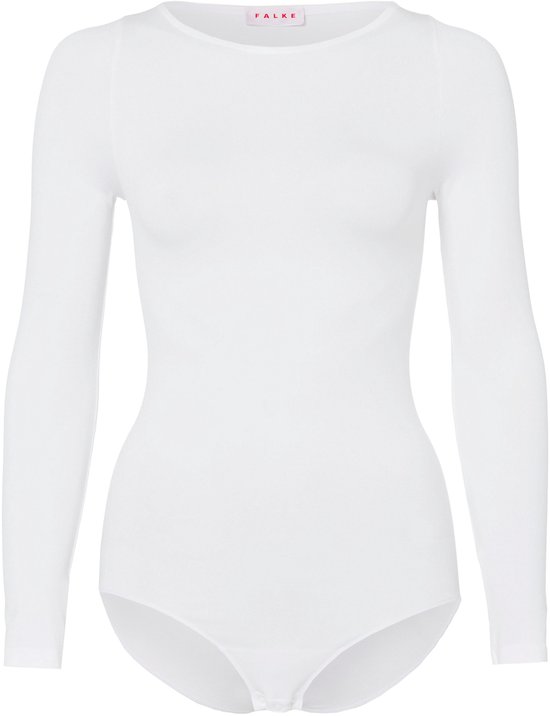 FALKE Dames Body Rich Cotton W Bo katoen lichaam met lange mouwen 1 stuk, Wit Ivory 2179, L 44-46 FALKE Dames Body Rich Cotton W Bo katoen lichaam met lange mouwen 1 stuk, Wit Ivory 2179, L 44-46