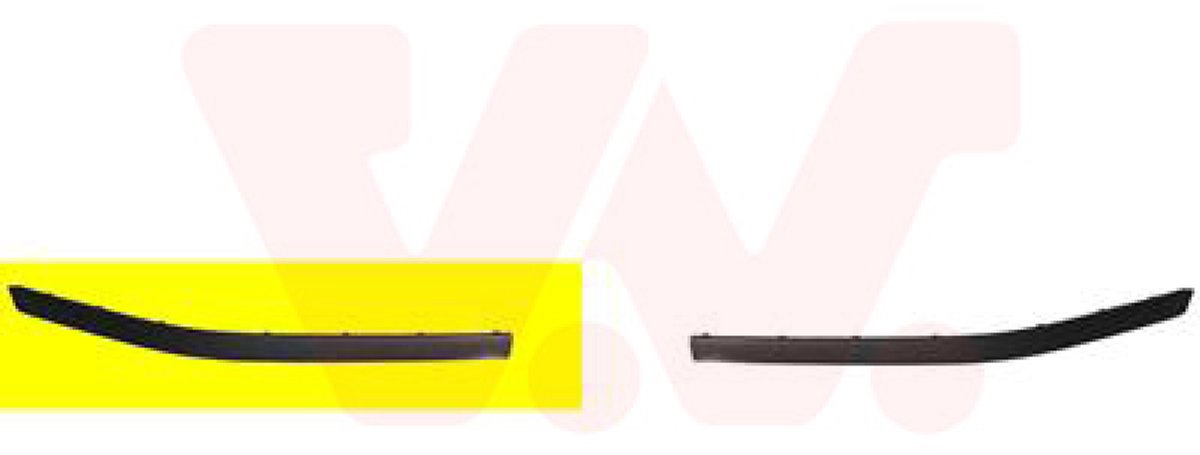 Van Wezel - BUMPERLIJST VOOR MERCEDES BENZ E-CLASS W210 1995-1999 2108850874