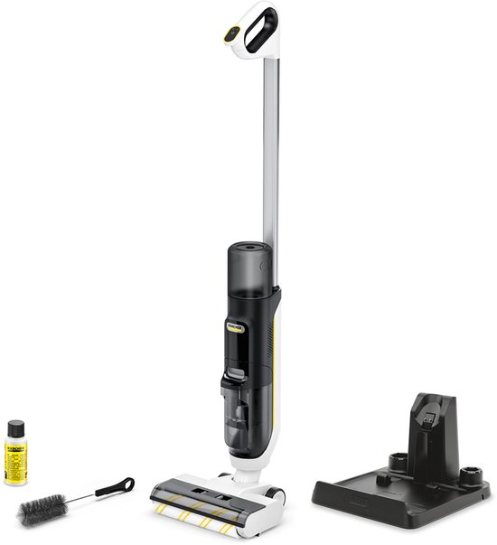 Kärcher FCV 3 vloerreiniger met zuigfunctie - 3-in-1 Xtra!Clean - Looptijd accu: 30 min - Oppervlakteprestatie 130 m² - Schoonwatertank 800 ml - Vuilwatertank 425 ml