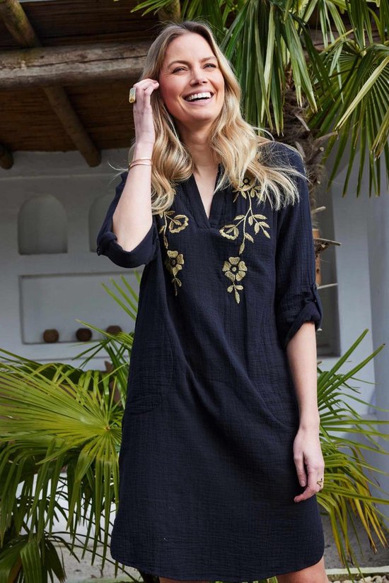 Bol Com Jurkjes Dames Zwart Claes Iversen Bolkadot EU40 Dames Jurk