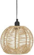 Atmosphera Hanglamp Caren - D24 cm - metaal draad/touw - kleur beige - Design lamp - Lampenkap